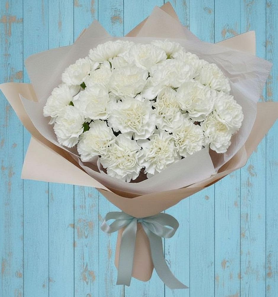 Букет цветов из: Гвоздики в Белеве