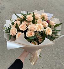 Букет Кремовые розы Латте в Белеве