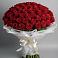 Букет 101 Красная роза Блэк Мэджик в Белеве