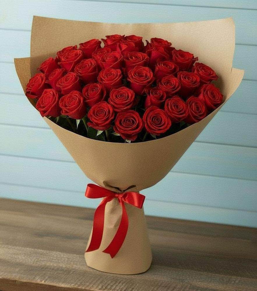 Букет Красные розы Милано в Белеве