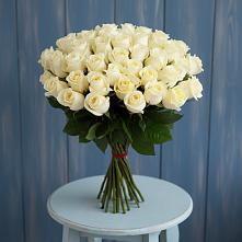 Букет 51 Белая роза Эдлесс Лав #REPLACE_PRED# Белеве