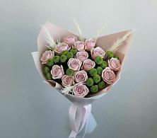 Букет цветов из:  Розы и Хризантемы #REPLACE_PRED# Белеве