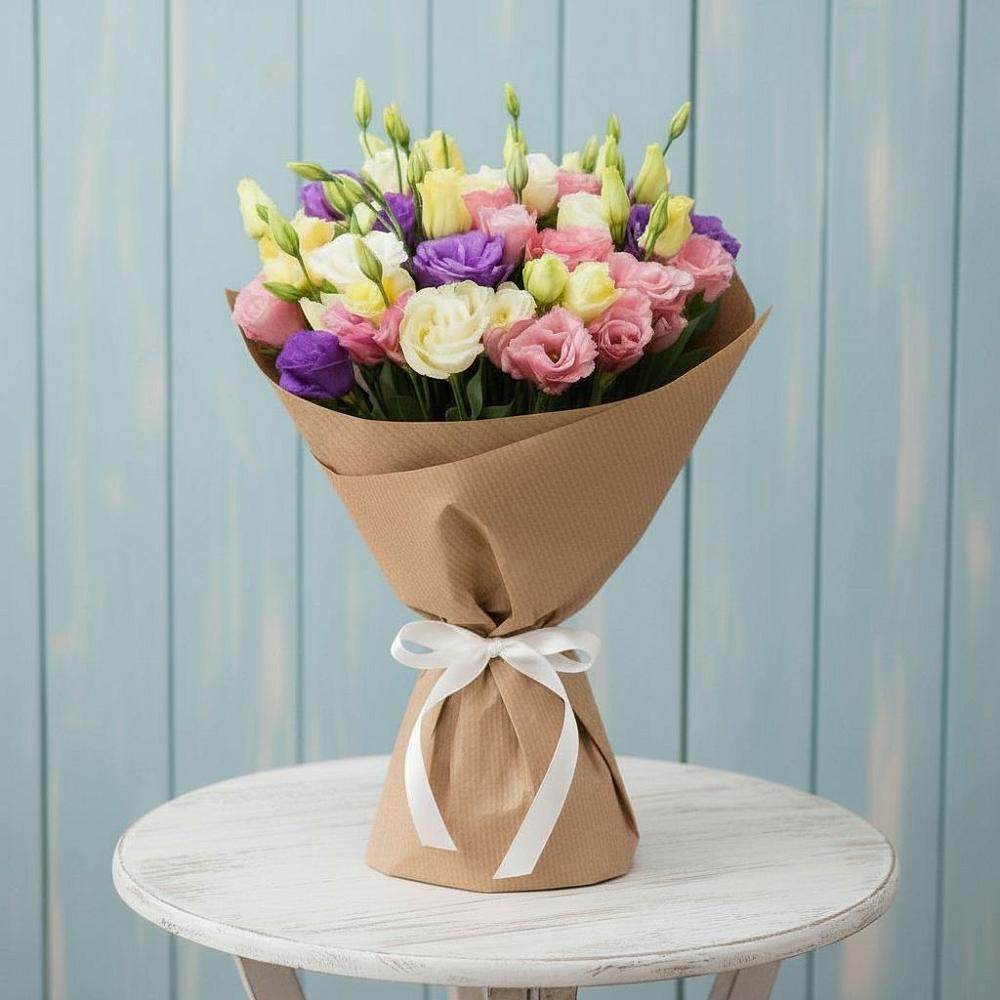 Букет цветов из: Лизиантусы в Белеве