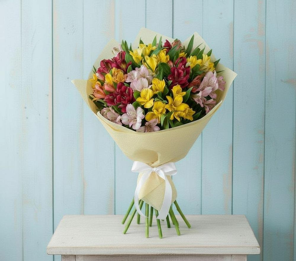 Букет цветов из: Альстромерии в Белеве