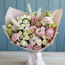 Букет цветов из:  Альстромерии и Розы в Белеве