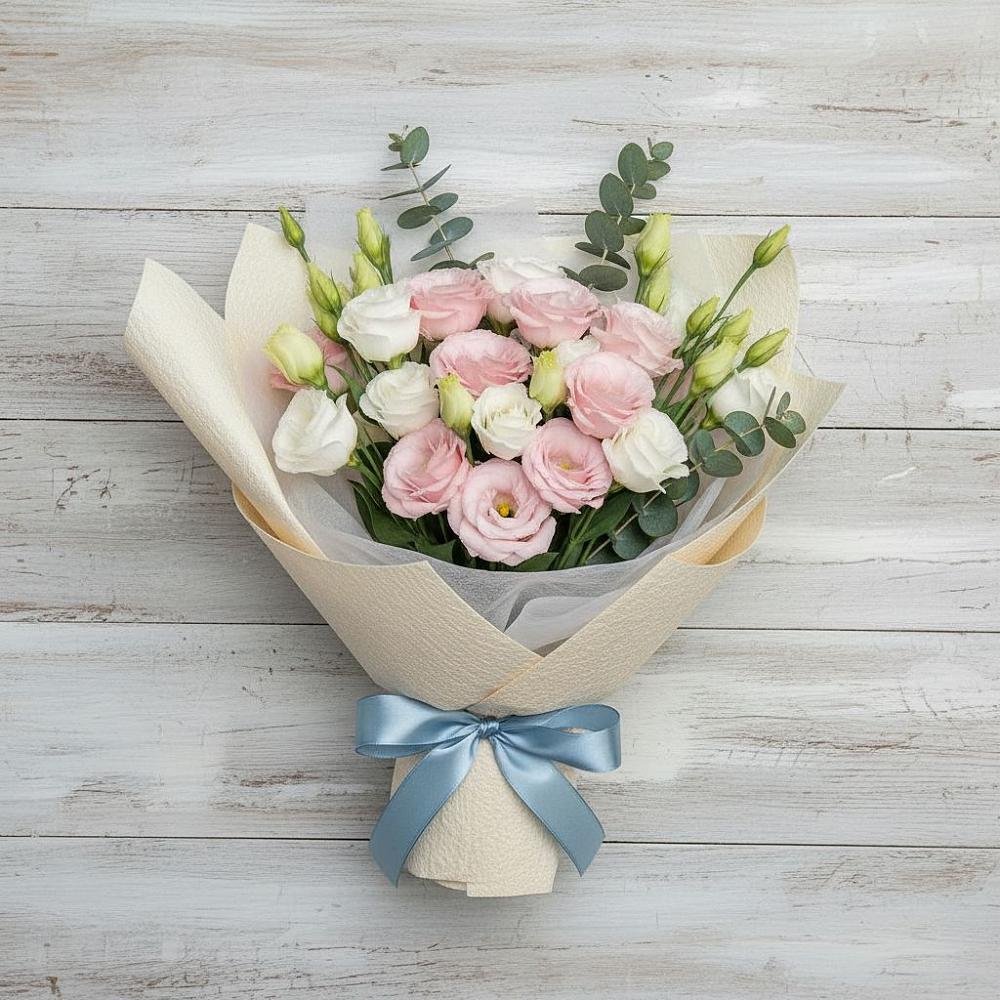 Букет цветов из: Лизиантусы в Белеве